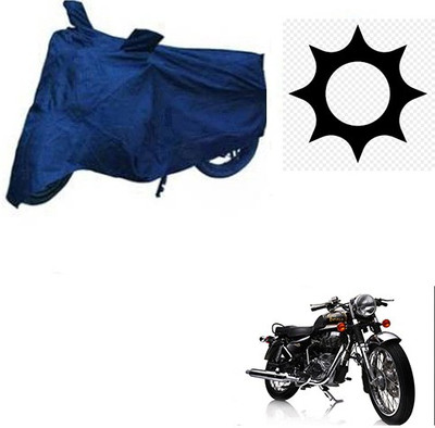 RPSENTTERPR Waterproof Two Wheeler Cover for Royal Enfield(Electra Delux, Blue)