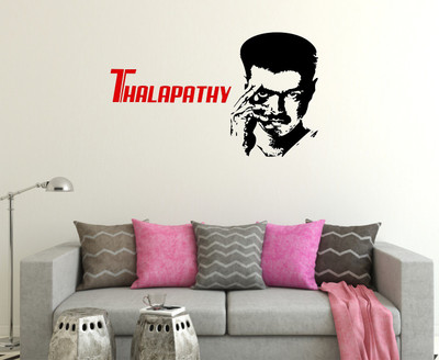 WALLSTICK 85 cm Thalapathy Removable Sticker(Pack of 1)
