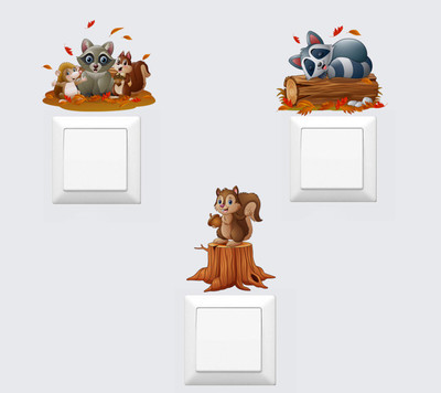 Wallzone 30 cm Cat Removable Sticker(Pack of 1)