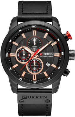 Curren CR-8291-Black Analog Watch  - For Men