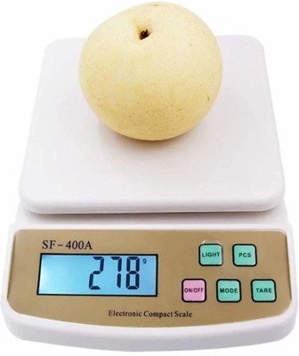 Macro Compact Scale SF 400A 10 kg Digital Multi-Purpose Kitchen Weighing Scale(Multicolor)