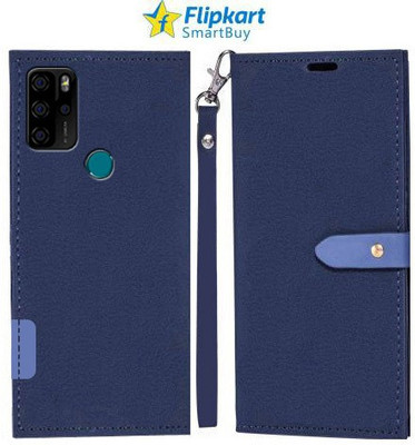 Flipkart SmartBuy Flip Cover for Micromax IN Note 1(Blue, Cases with Holder, Pack of: 1)