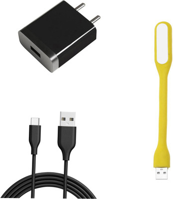 SARVIN Wall Charger Accessory Combo for Realme Narzo 20(Black)