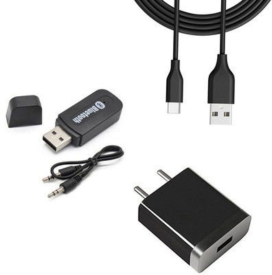 SARVIN Wall Charger Accessory Combo for Vivo V20(Black)