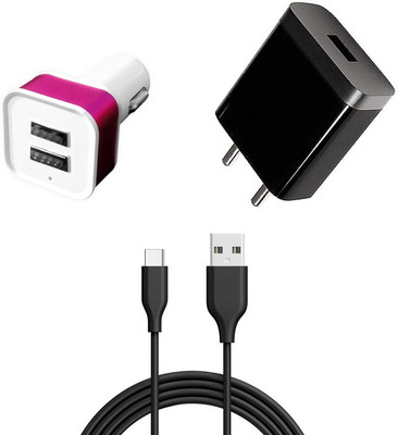SARVIN Wall Charger Accessory Combo for Vivo V20 SE(Black)