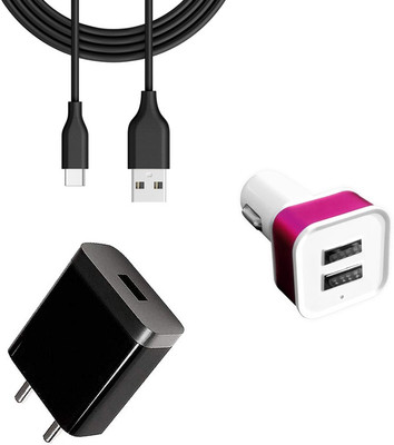 SARVIN Wall Charger Accessory Combo for Realme Narzo 20 Pro(Black)