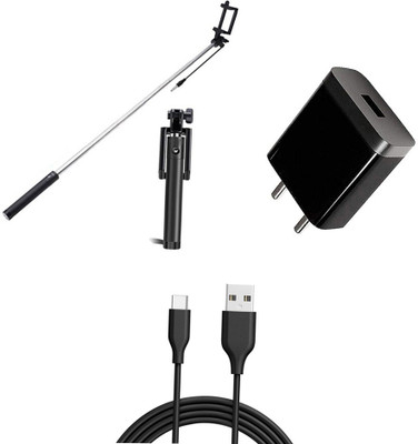 SARVIN Wall Charger Accessory Combo for Realme Narzo 20 Pro(Black)