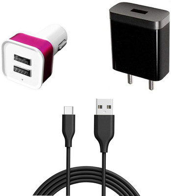 DAKRON Wall Charger Accessory Combo for Realme 6i(Multicolor)