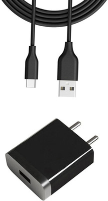 DAKRON Wall Charger Accessory Combo for Realme 6(Black)