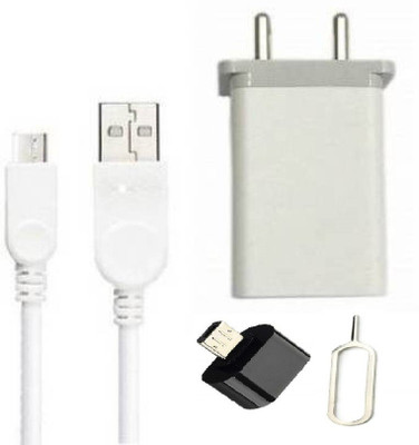 Akway Wall Charger Accessory Combo for Original Fast Charger Oppo f1s / f3 / f3 plus / f5 / f5 youth / f7 / a83 / a37f / a37 / a71 / a57, F1S, F1 PLUS, FIND 7/ 9, F3, A59S, R9S, and all smart phone Like Original Charger(White, Black)