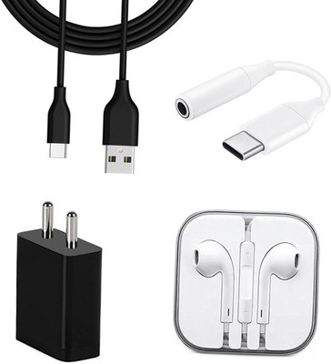 SARVIN Wall Charger Accessory Combo for Vivo V20 Pro(Black)