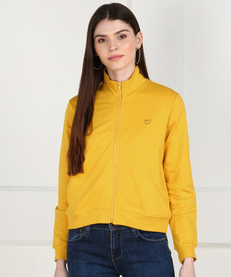 FLYING MACHINE Full Sleeve Solid Women Sweatshirt
