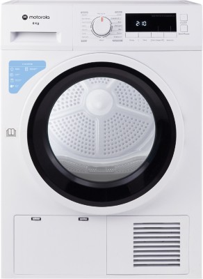 Motorola 8 kg Dryer with In-built Heater White(80FDAMW)   Washing Machine  (Motorola)