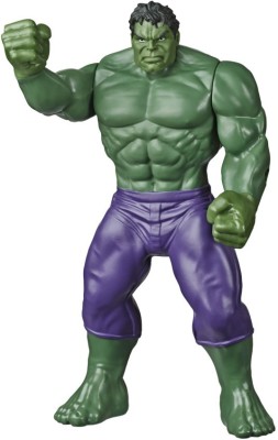 MARVEL Hulk Toy 9.5-inch Scale Collectible Super Hero Action Figure, Toys for Kids Ages 4 and Up(Multicolor)