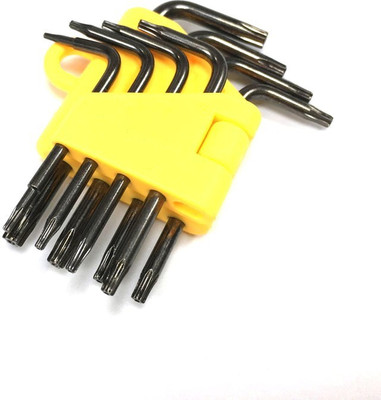 MyJerry Rder 608 Mini Torx Allen Key Set with Hole (T5 - T20) Allen Key Set