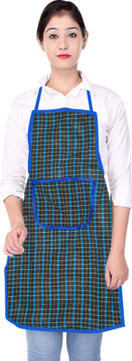 LooMantha Cotton Home Use Apron - Free Size(Multicolor, Single Piece)