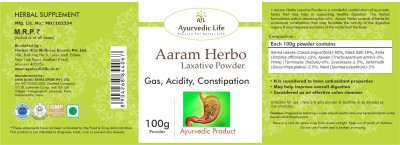 Ayurvedic Life Aaram Herbo Laxative Powder - 100 gms Pack of 5(Pack of 5)