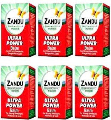 ZANDU Balm Ultra Power (8 ml ) - Pack of - 6 Balm(6 x 8 ml)