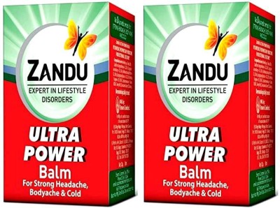 ZANDU Ultra Power Balm Pain Relief Balm - Pack Of 2 (8 ml) Balm(2 x 8 ml)