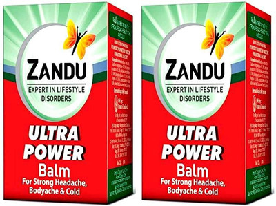 ZANDU Ultra Power Balm Pain Relief Balm - Pack Of 2 (8 ml) Balm(2 x 8 ml)