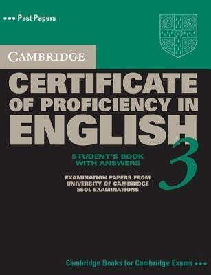 Cambridge Certificate of Proficiency in English 3 Self Study Pack with Answers(English, Mixed media product, Cambridge ESOL)