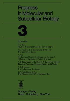 Progress in Molecular and Subcellular Biology 3(English, Paperback, Rhoads Robert E.)