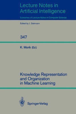 Knowledge Representation and Organization in Machine Learning(English, Paperback, unknown)