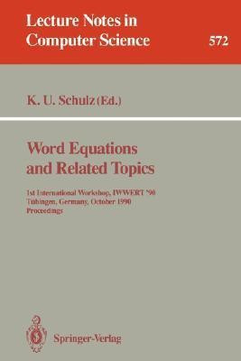 Word Equations and Related Topics(English, Paperback, unknown)