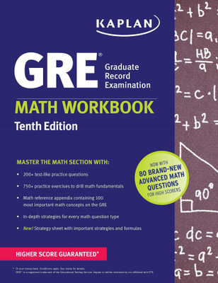 GRE Math Workbook(English, Paperback, Kaplan Test Prep)