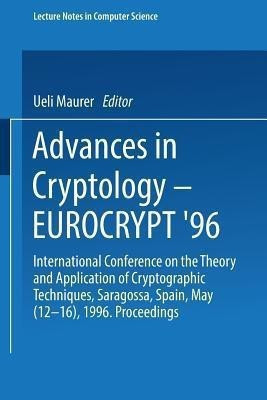 Advances in Cryptology - EUROCRYPT '96(English, Paperback, unknown)