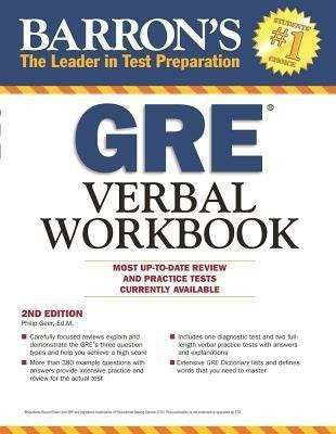 Barron's GRE Verbal Workbook(English, Paperback, Geer Philip)