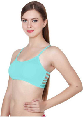 BRATON Women Full Coverage Lightly Padded Bra(Blue)