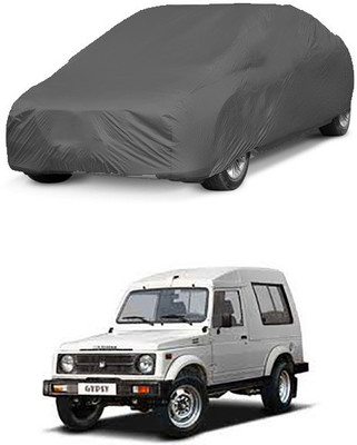 Utkarsh Car Cover For Maruti Suzuki Gypsy (Without Mirror Pockets)(Grey)