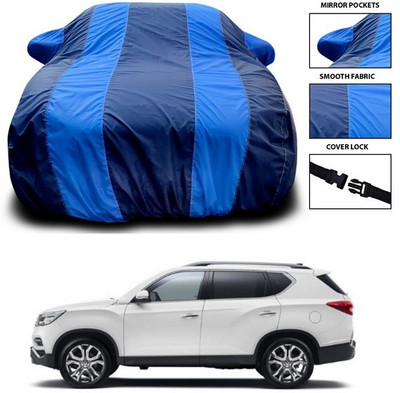 ANTHUB Car Cover For Mahindra XUV400 (With Mirror Pockets)(Blue)