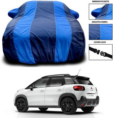ANTHUB Car Cover For Citroen C3 Aircross (With Mirror Pockets)(Blue)