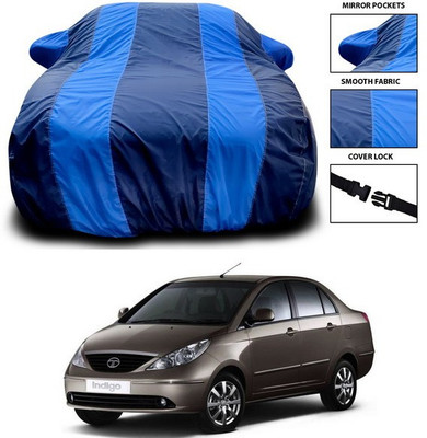 ANTHUB Car Cover For Tata Indigo CS (With Mirror Pockets)(Blue)