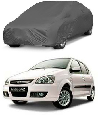 Utkarsh Car Cover For Tata Indica V2 (Without Mirror Pockets)(Grey)