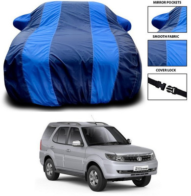 ANTHUB Car Cover For Tata Safari Storme (With Mirror Pockets)(Blue)
