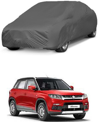 ZTech Car Cover For Maruti Suzuki Vitara Brezza (Without Mirror Pockets)(Grey)