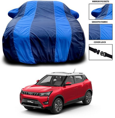ANTHUB Car Cover For Mahindra XUV 300 (With Mirror Pockets)(Blue)