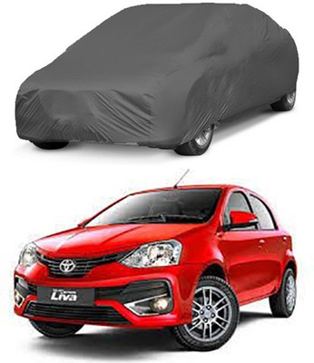 ZTech Car Cover For Toyota Etios Liva (Without Mirror Pockets)(Grey)