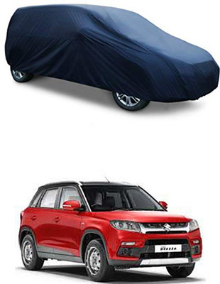 Utkarsh Car Cover For Maruti Suzuki Vitara Brezza (Without Mirror Pockets)(Blue)