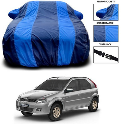 SEBONGO Car Cover For Mahindra Verito Vibe (With Mirror Pockets)(Blue)