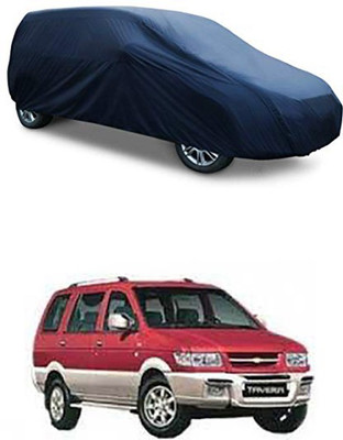 ZTech Car Cover For Chevrolet Tavera (Without Mirror Pockets)(Blue)