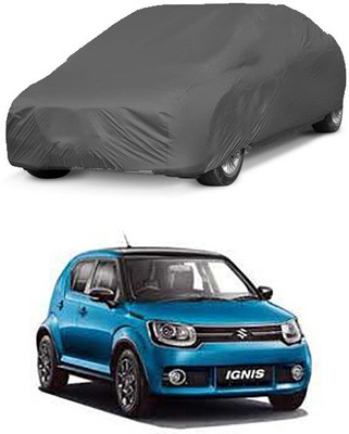 ZTech Car Cover For Maruti Suzuki Ignis (Without Mirror Pockets)(Grey)