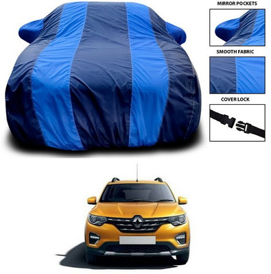 SEBONGO Car Cover For Renault HBC (With Mirror Pockets)(Blue)