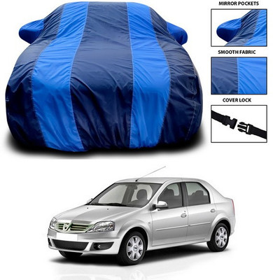 ANTHUB Car Cover For Mahindra Verito (With Mirror Pockets)(Blue)