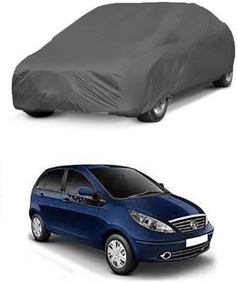 ZTech Car Cover For Tata Indica Vista (Without Mirror Pockets)(Grey)