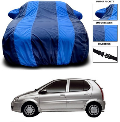 ANTHUB Car Cover For Tata Indica V2 (With Mirror Pockets)(Blue)