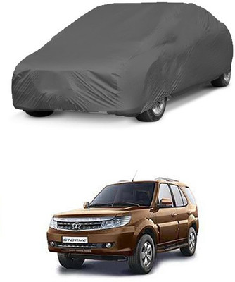 Utkarsh Car Cover For Tata Safari Storme (Without Mirror Pockets)(Grey)